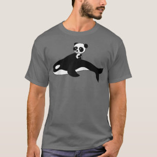 Orca Killer Whale Panda Bear Baby Gift Raglan Base T-Shirt