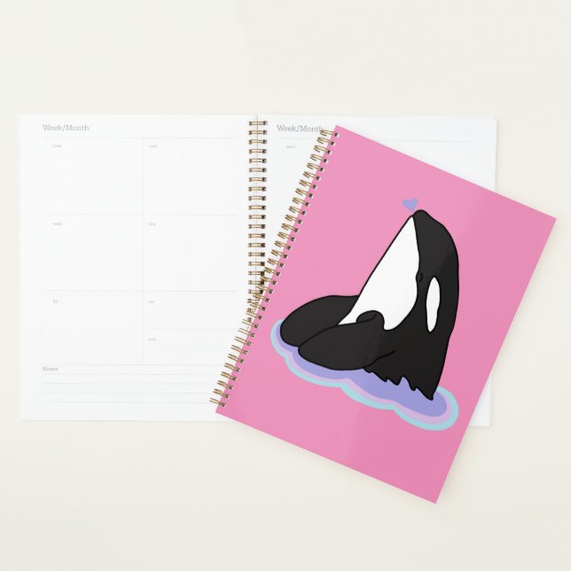 Orca Killer Whale  Planner (Display)