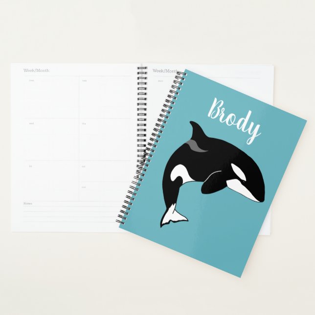 Orca Killer Whale  Planner (Display)
