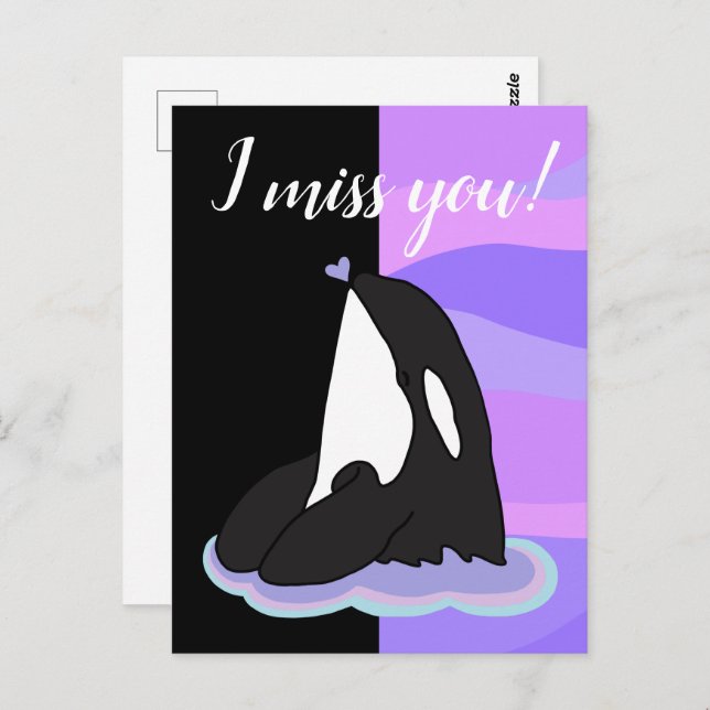 Orca Killer Whale Postcard (Front/Back)