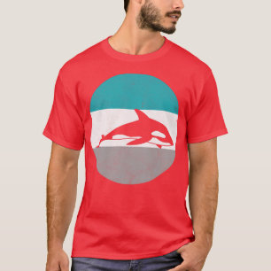 Orca Killer Whale Retro Gift For Men Women Boys & T-Shirt