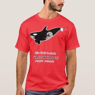 Orca Killer Whale Sea Panda Freewhales T-Shirt