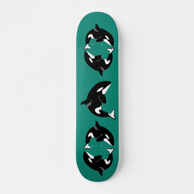 Orca Killer Whale Skateboard (Front)