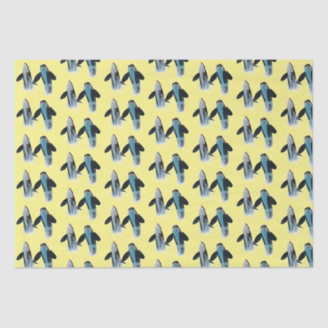 Orca / Killer Whale Tissue Paper  (Front)