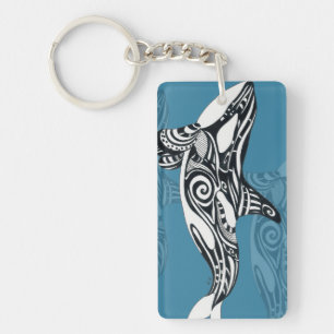 Orca Killer Whale Tlingit Indigo Blue ink