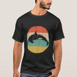 Orca Killer Whale Vintage Retro Gift For Christmas T-Shirt