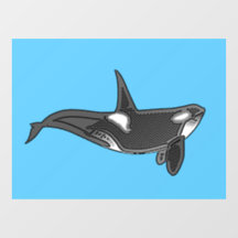 Orca Line Art Design 