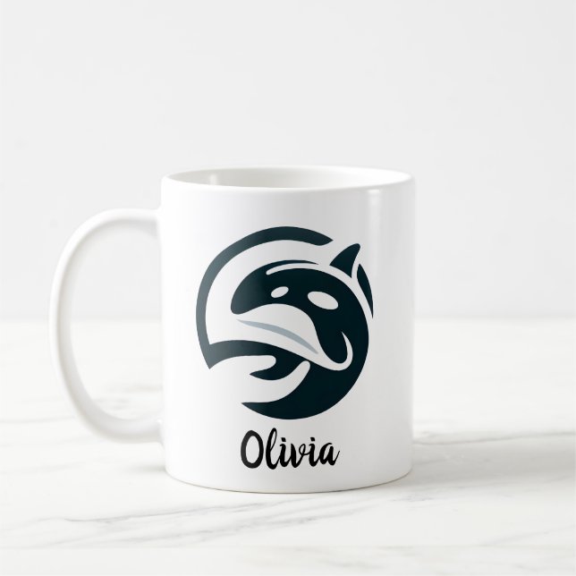 Orca Love Coffee Mug (Left)