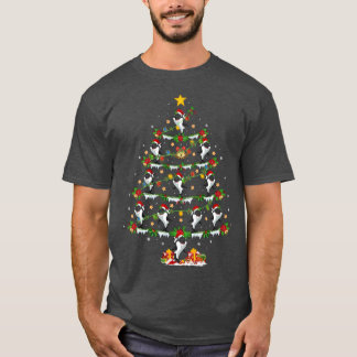 Orca Lover Xmas Lights Orca Christmas Tree Pullove T-Shirt