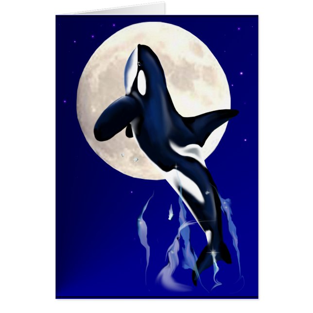 Orca Moon Card (Front)