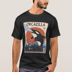 Orca   Orcazilla Whale Present Vintage Cute Whale T-Shirt