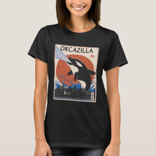 Orca   Orcazilla Whale Present Vintage Cute Whale T-Shirt