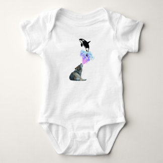 Orca out of the Howl Baby Bodysuit