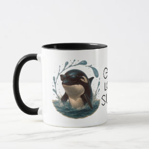 Orca Splash in Shades – Whale & Dolphin Day ELGIS Mug