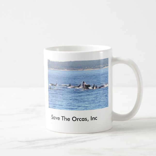 Orca Superpod Coffee Mug (Right)