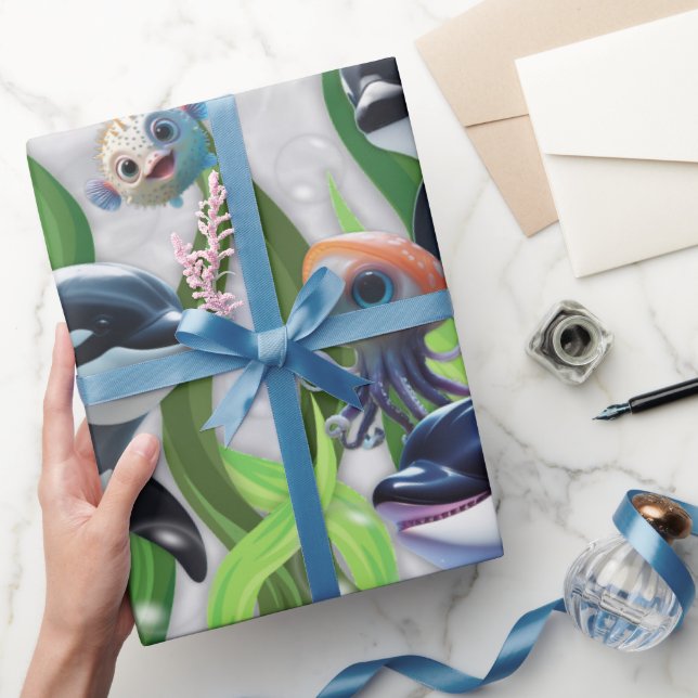 Orca Tank Wrapping Paper Rolls (Gifting)