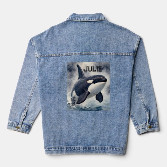 Orca Vagues orageuses, Personnalisé (Verso)