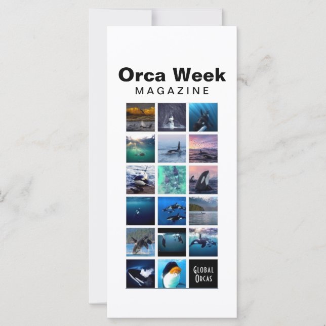 Orca Week Magazine card (Front)