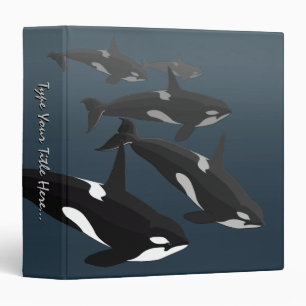 Orca Whale Binder Custom Killer Whale Binder Album