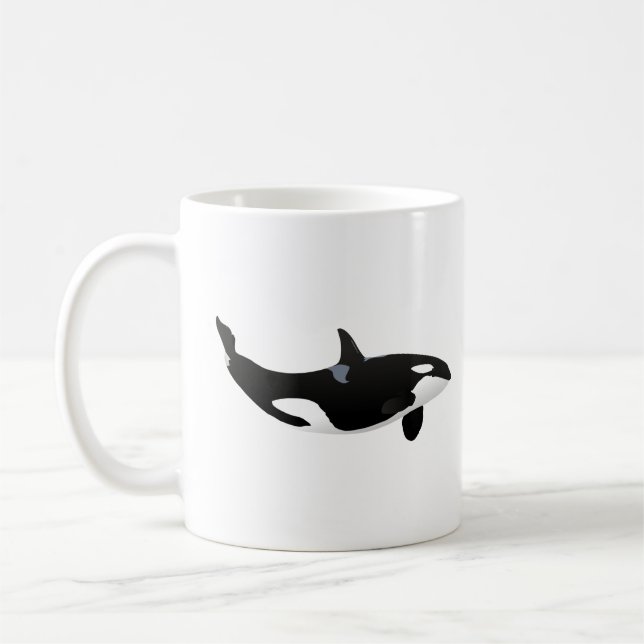 Orca Whale Coffee Mug (Left)