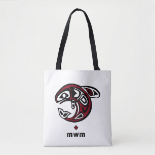 Orca Whale Haida Design — Sac à épaule Monogram