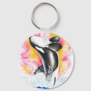 Orca Whale Keychain