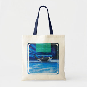 Orca Whale Showing Off Tote Bag