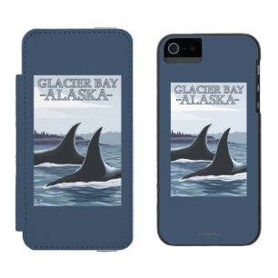Orca Whales #1 - Glacier Bay, Alaska Incipio Watson™ iPhone 5 Wallet Case