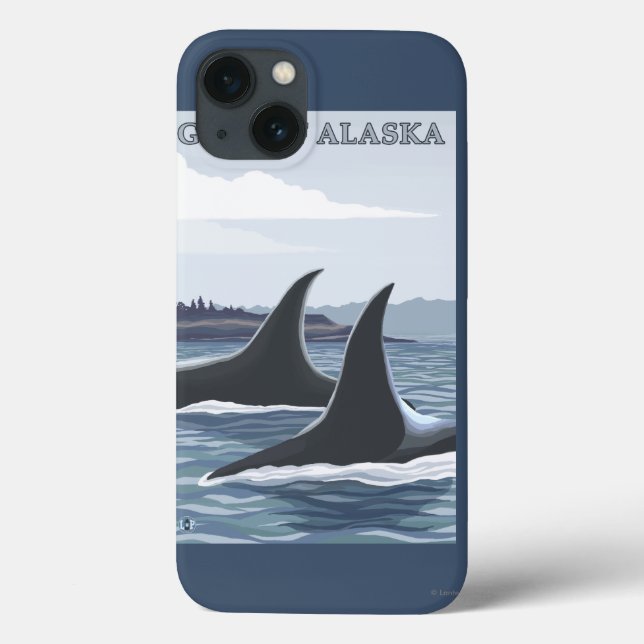 Orca Whales #1 - Gulf of Alaska Case-Mate iPhone Case (Back)