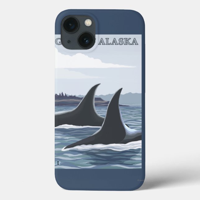 Orca Whales #1 - Gulf of Alaska Case-Mate iPhone Case (Back)