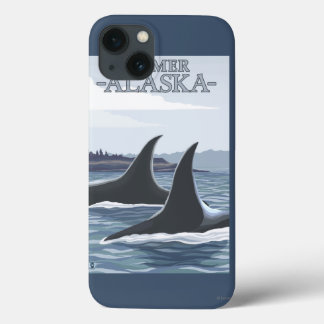 Orca Whales #1 - Homer, Alaska iPhone 13 Case