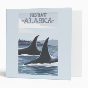 Orca Whales #1 - Juneau, Alaska Binder