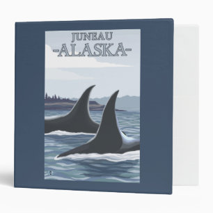 Orca Whales #1 - Juneau, Alaska Binder