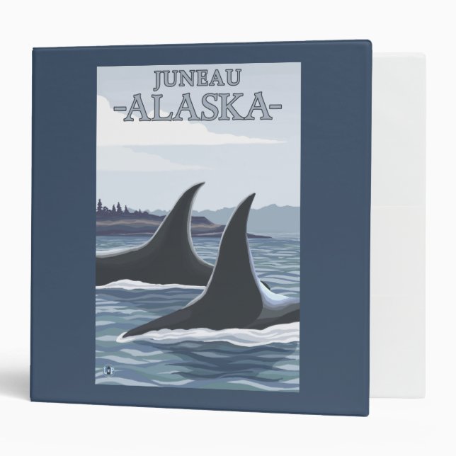 Orca Whales #1 - Juneau, Alaska Binder (Front/Inside)