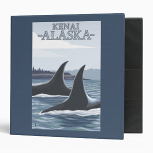 Orca Whales #1 - Kenai, Alaska Binder
