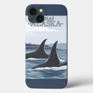 Orca Whales #1 - Kenai, Alaska iPhone 13 Case