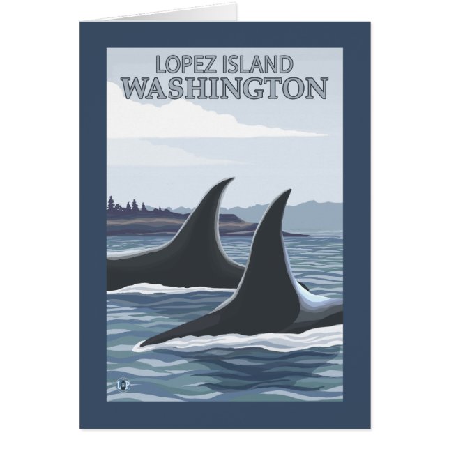 Orca Whales #1 - Lopez, Washington (Devant)