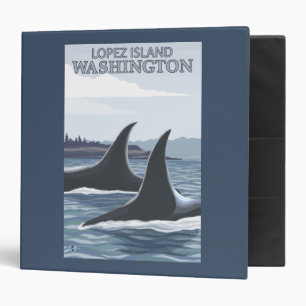 Orca Whales #1 - Lopez, Washington Binder