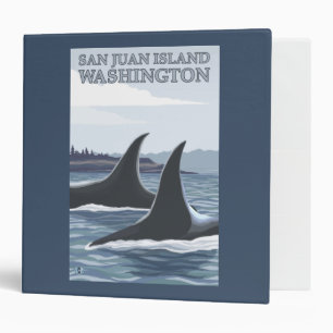 Orca Whales #1 - San Juan Island, Washington Binder