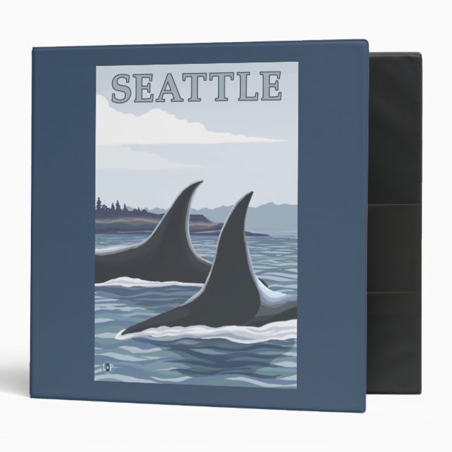 Orca Whales #1 - Seattle, Washington Binder (Front/Inside)