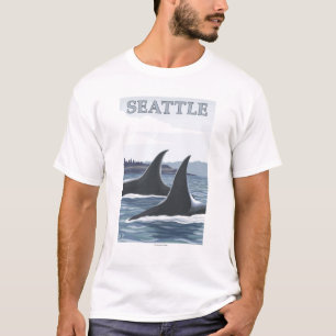 Orca Whales #1 - Seattle, Washington T-Shirt