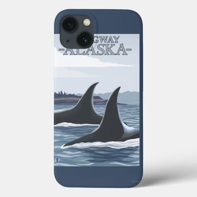 Orca Whales #1 - Skagway, Alaska Case-Mate iPhone Case (Back)