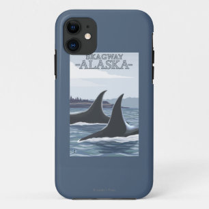 Orca Whales #1 - Skagway, Alaska iPhone 11 Case