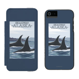 Orca Whales #1 - Skagway, Alaska Incipio Watson™ iPhone 5 Wallet Case