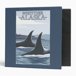 Orca Whales #1 - Whittier, Alaska Binder