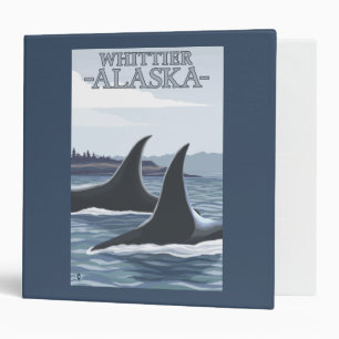 Orca Whales #1 - Whittier, Alaska Binder