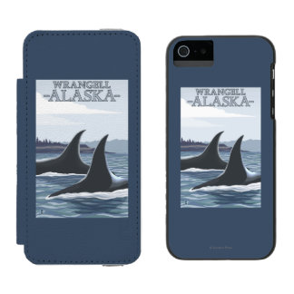 Orca Whales #1 - Wrangell, Alaska Incipio Watson™ iPhone 5 Wallet Case