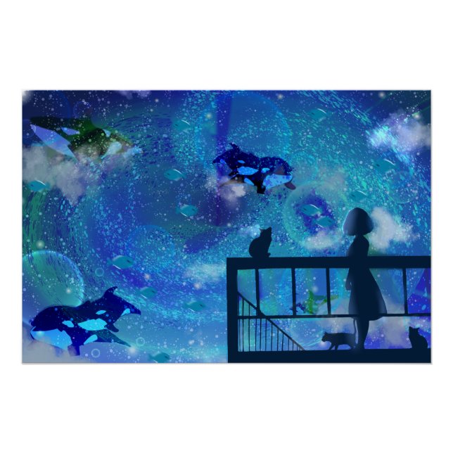 Orca Whales Poster (Front)