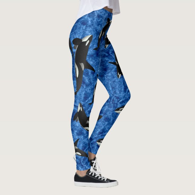 Orca Wild | Killer Whale Leggings (Right)