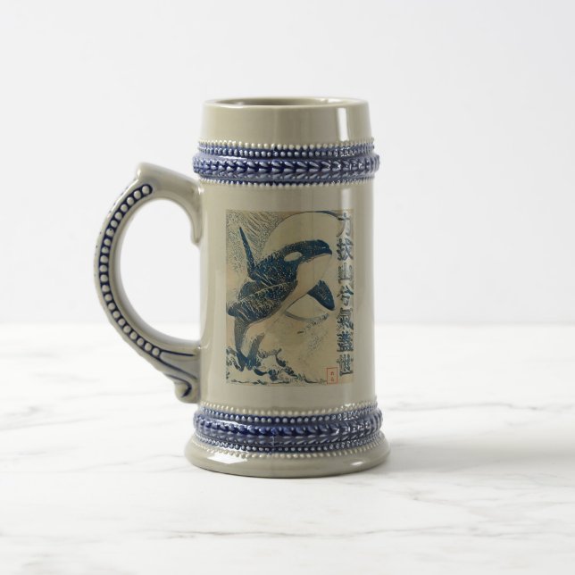 Orca world quest beer stein (Left)